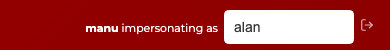 Impersonation active